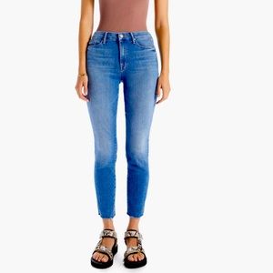 MOTHER looker ankle fray size 30